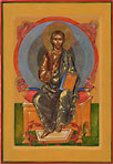 Ikona Spas w Siach - Chrystus Pantokrator - Marta Chrzan